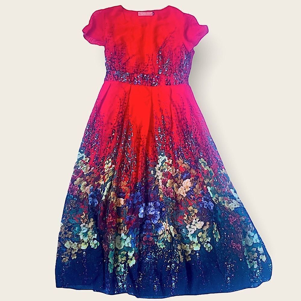 Gorgeous Summer Maxi Dress Fits S‎ Size